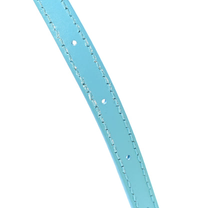 Balenciaga Shiny Box Calfskin Tonal B Hourglass Top Handle Bag Mini Azur 11 of 11