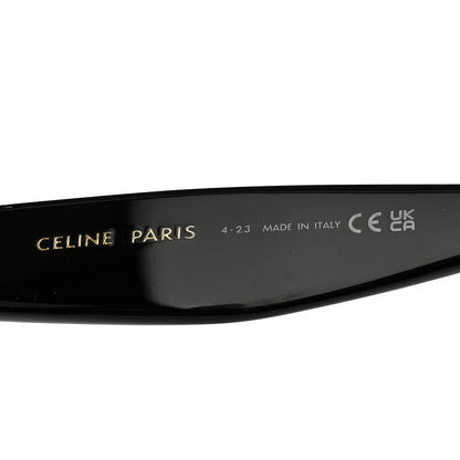 Celine Acetate Polarized Cat Eye Sunglasses CL4004IN Havana Black 6 of 7