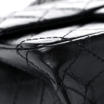 Chanel Aged Calfskin Quilted 2.55 Reissue Mini Flap So Black 8 of 13