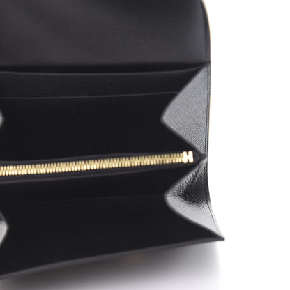 Hermes Epsom Constance Compact Passant Wallet Black 5 of 9