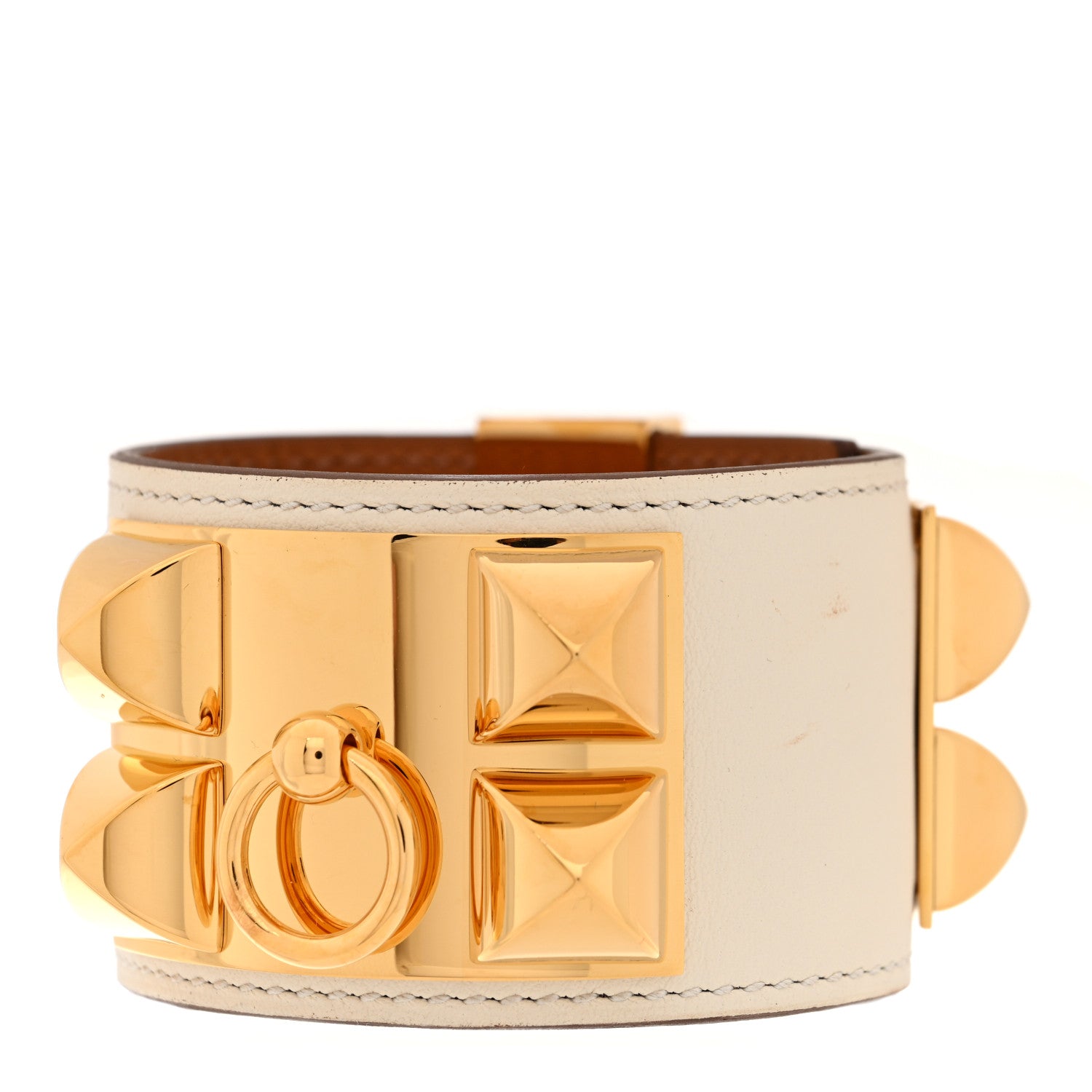 Hermes Swift Collier de Chien CDC Bracelet T2 Nata 1 of 6