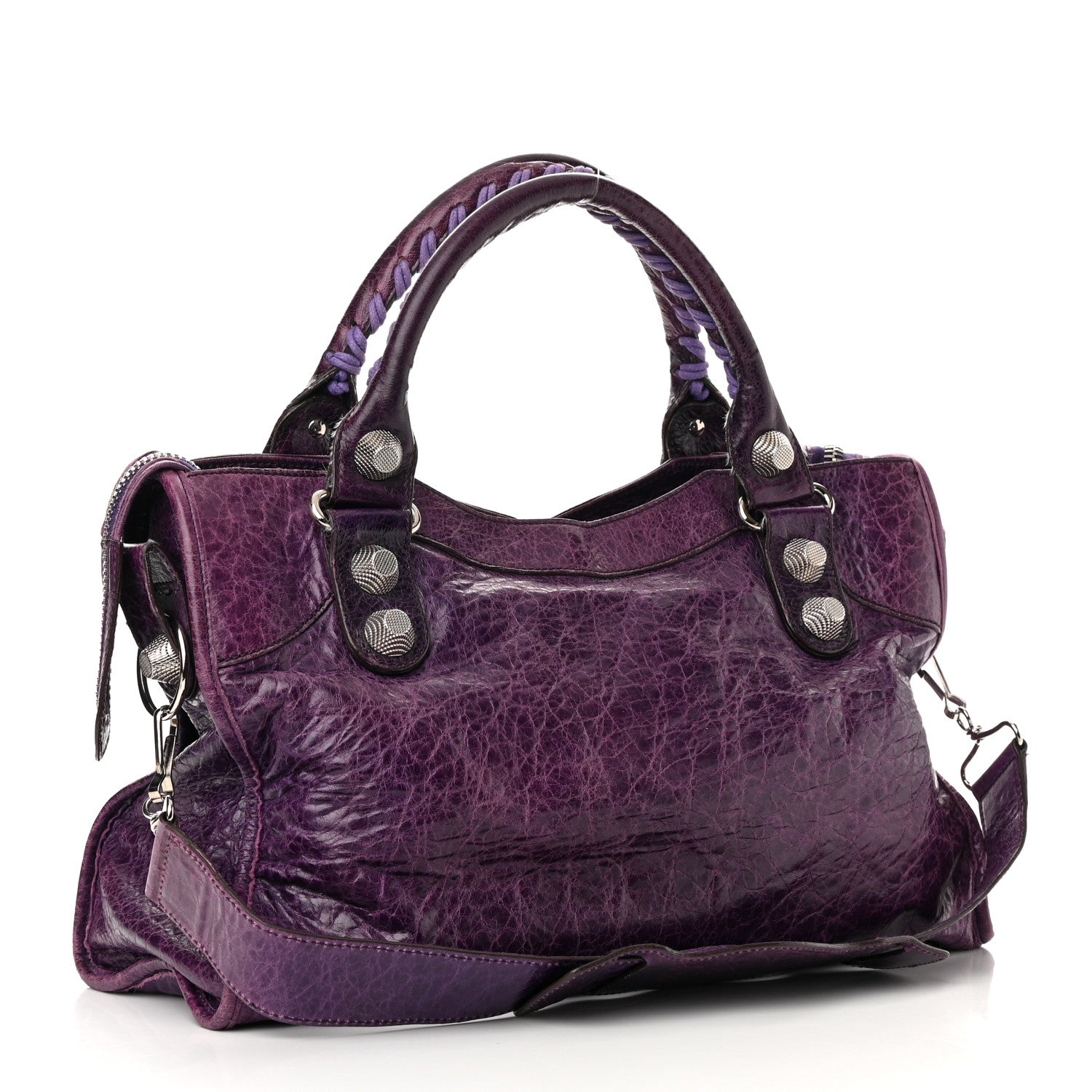 Balenciaga Agneau Giant 21 Silver Hardware City Raisin 3 of 21