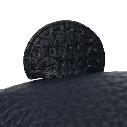 Hermes Taurillon Clemence Evelyne TPM  Bleu Nuit Bleu Indigo 7 of 10