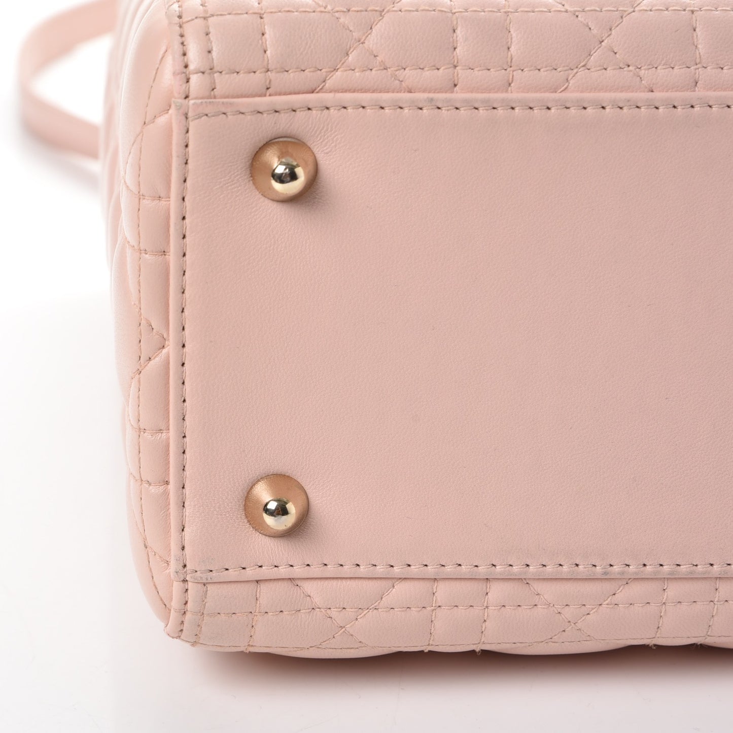 Lambskin Cannage Large Lady Dior Light Pink