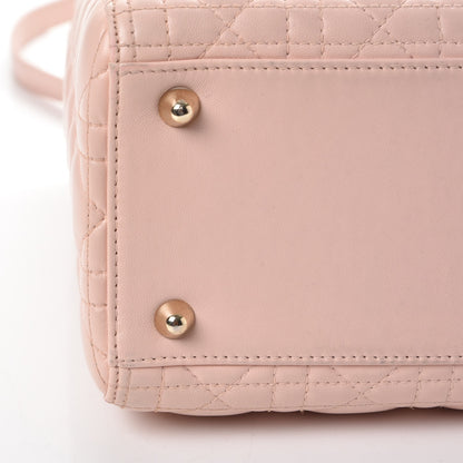 Christian Dior Lambskin Cannage Large Lady Dior Light Pink 11 of 13