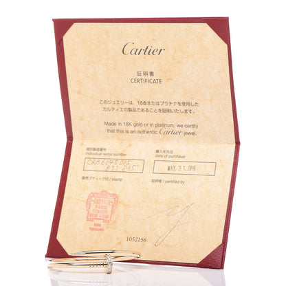 Cartier 18K Yellow Gold Diamond Juste Un Clou Bracelet 15 6 of 6
