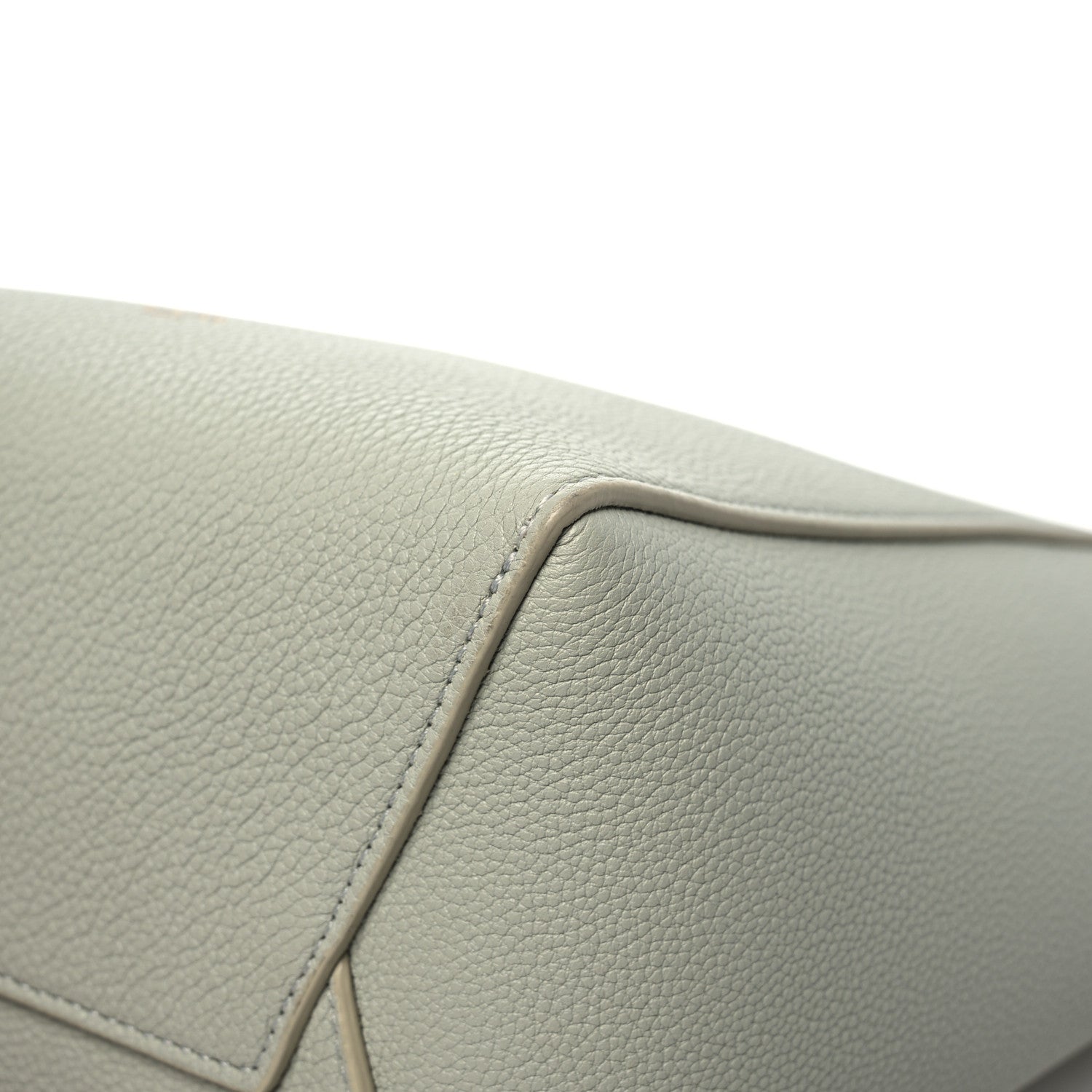 Celine Soft Grained Calfskin Small Sangle Bucket Bag Grey 12 of 12