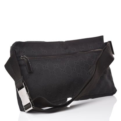 Gucci GG Monogram Double Pocket Belt Bag Black 3 of 11