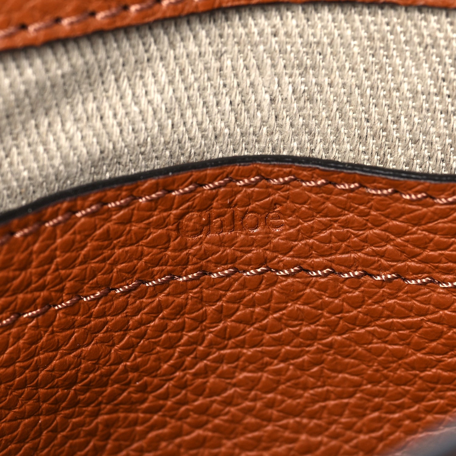Chloe Suede Calfskin Mini Marcie Round Crossbody Bag Tan 6 of 8