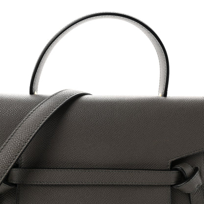 Celine Grained Calfskin Micro Belt Bag Grey 8 of 10