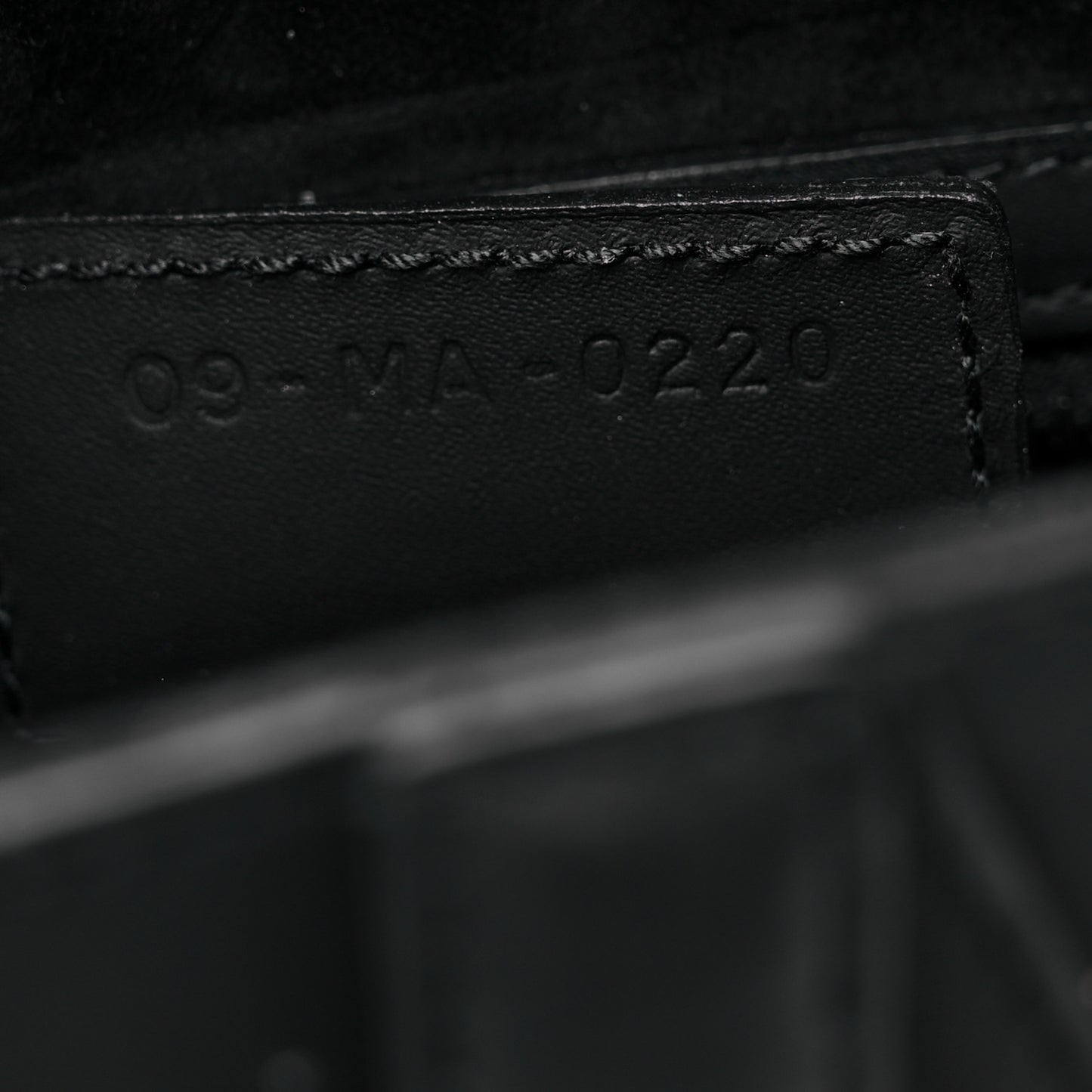 Ultra Matte Calfskin Saddle Bag Black