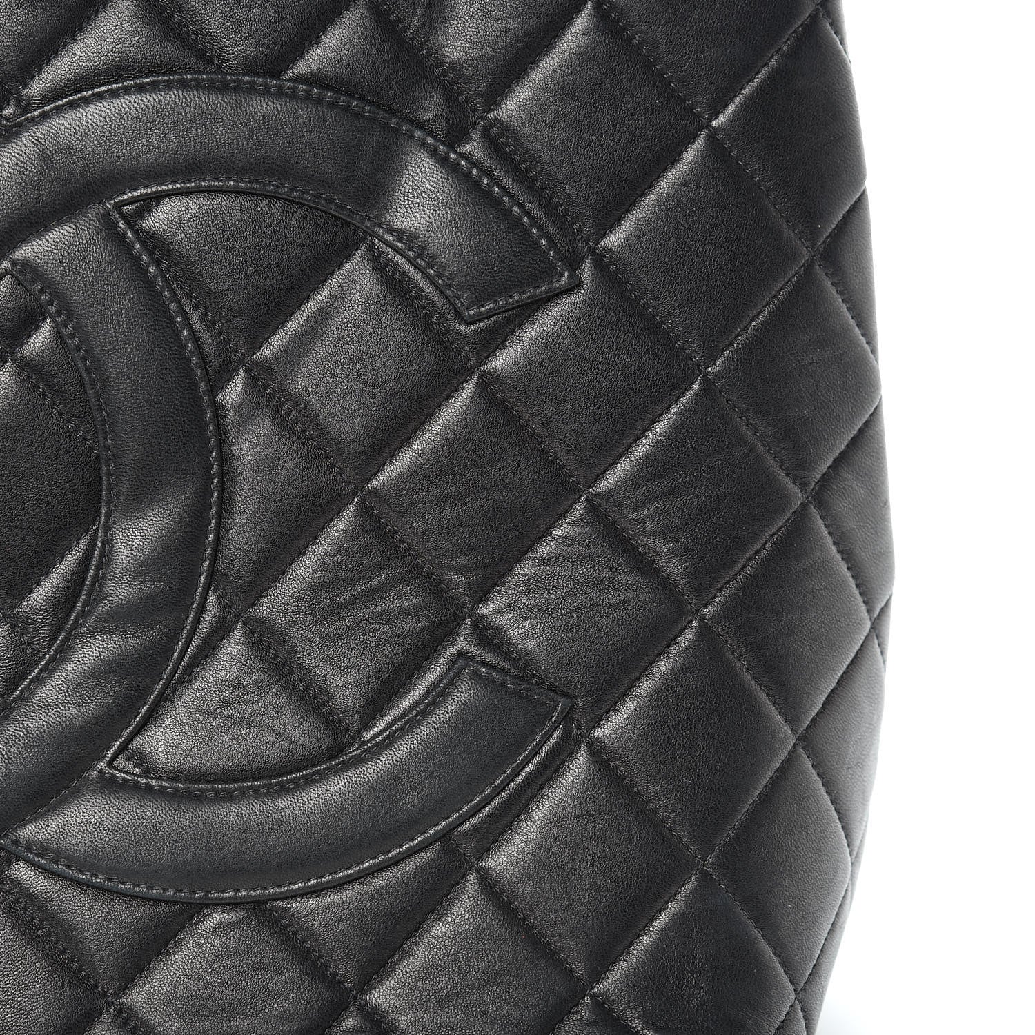 Chanel Lambskin Quilted Medallion Tote Black 20 of 20