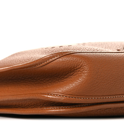 Hermes Taurillon Clemence Evelyne II PM Gold 9 of 11