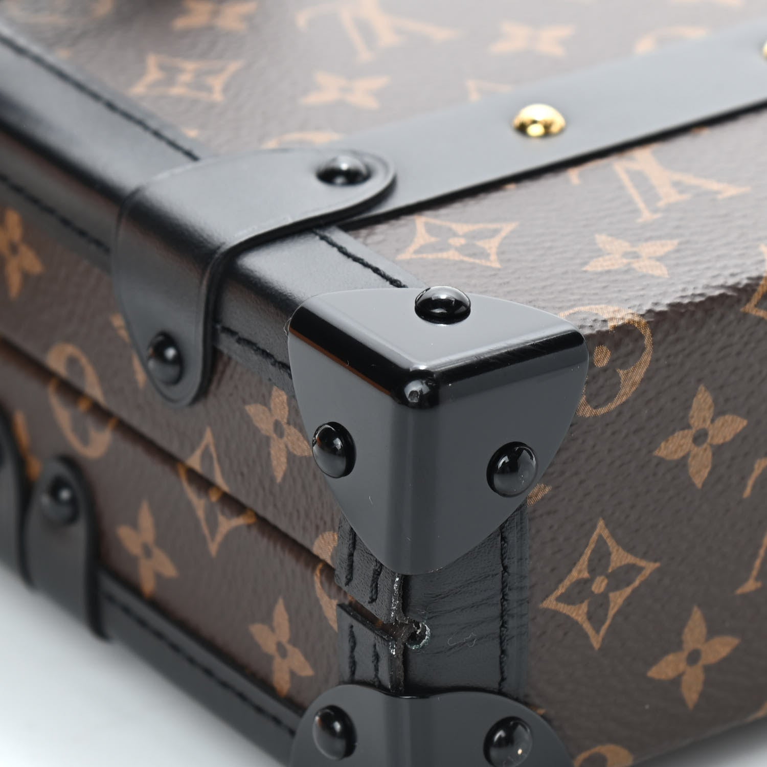 Louis Vuitton Monogram Petite Malle Black 9 of 10