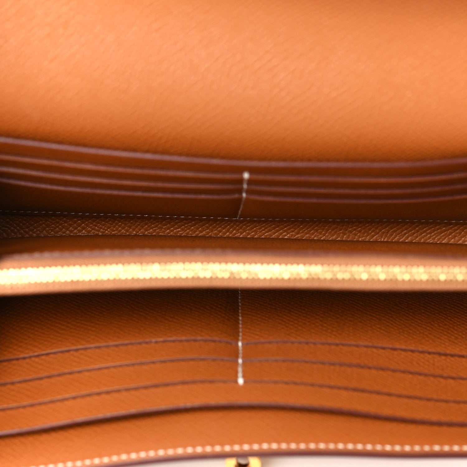 Hermes Epsom Kelly Longue Wallet Gold 5 of 6