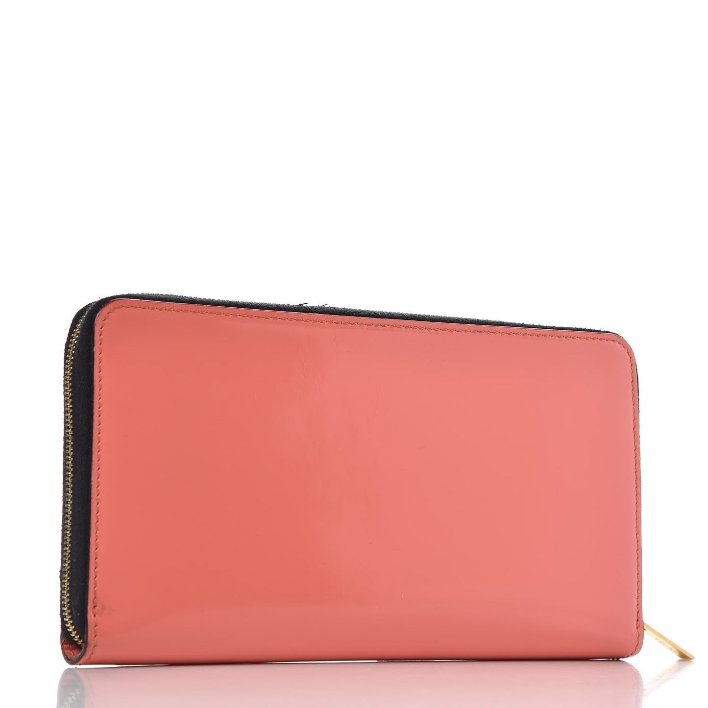 Spazzolato Calfskin Large Zip Around Multifunction Wallet Pink