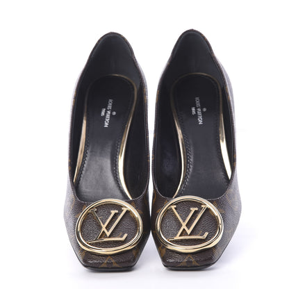 Louis Vuitton Monogram Madeleine Pumps 37 5 of 9