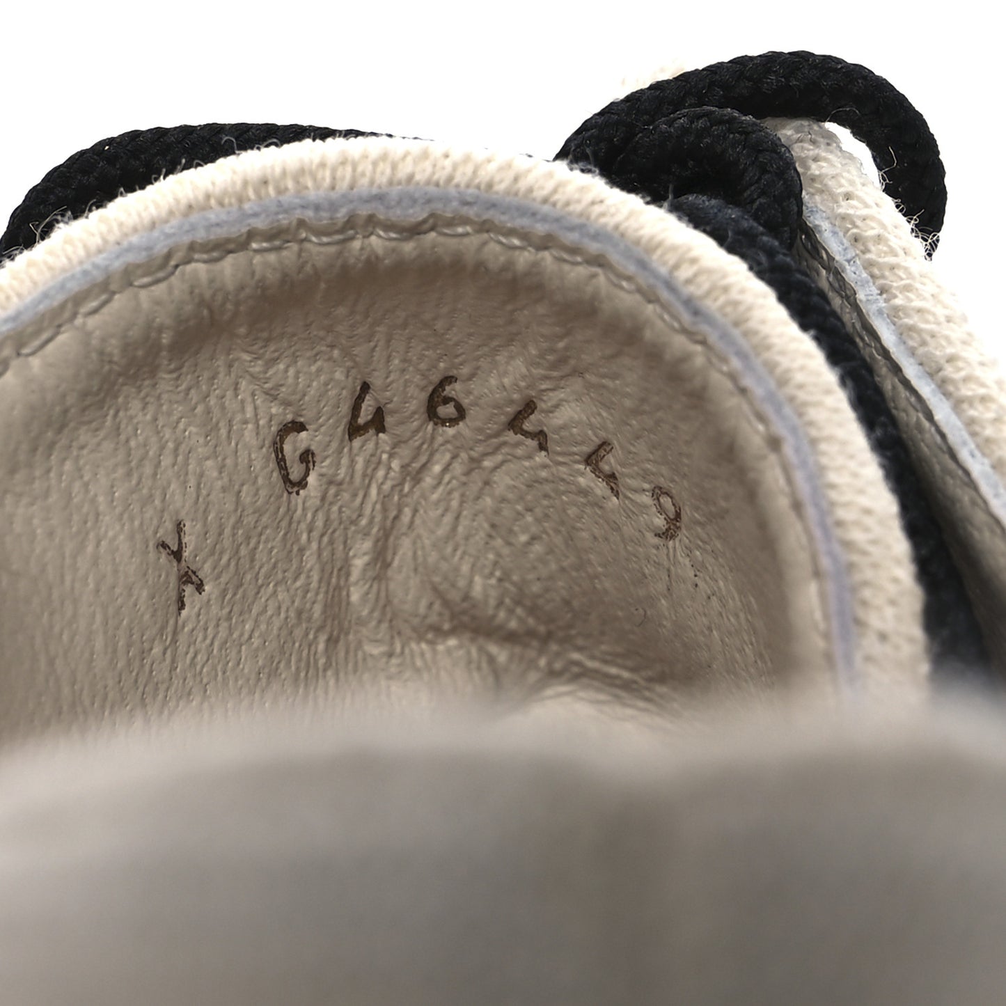 Canvas Lace Up Oxford Pumps 38 White Black