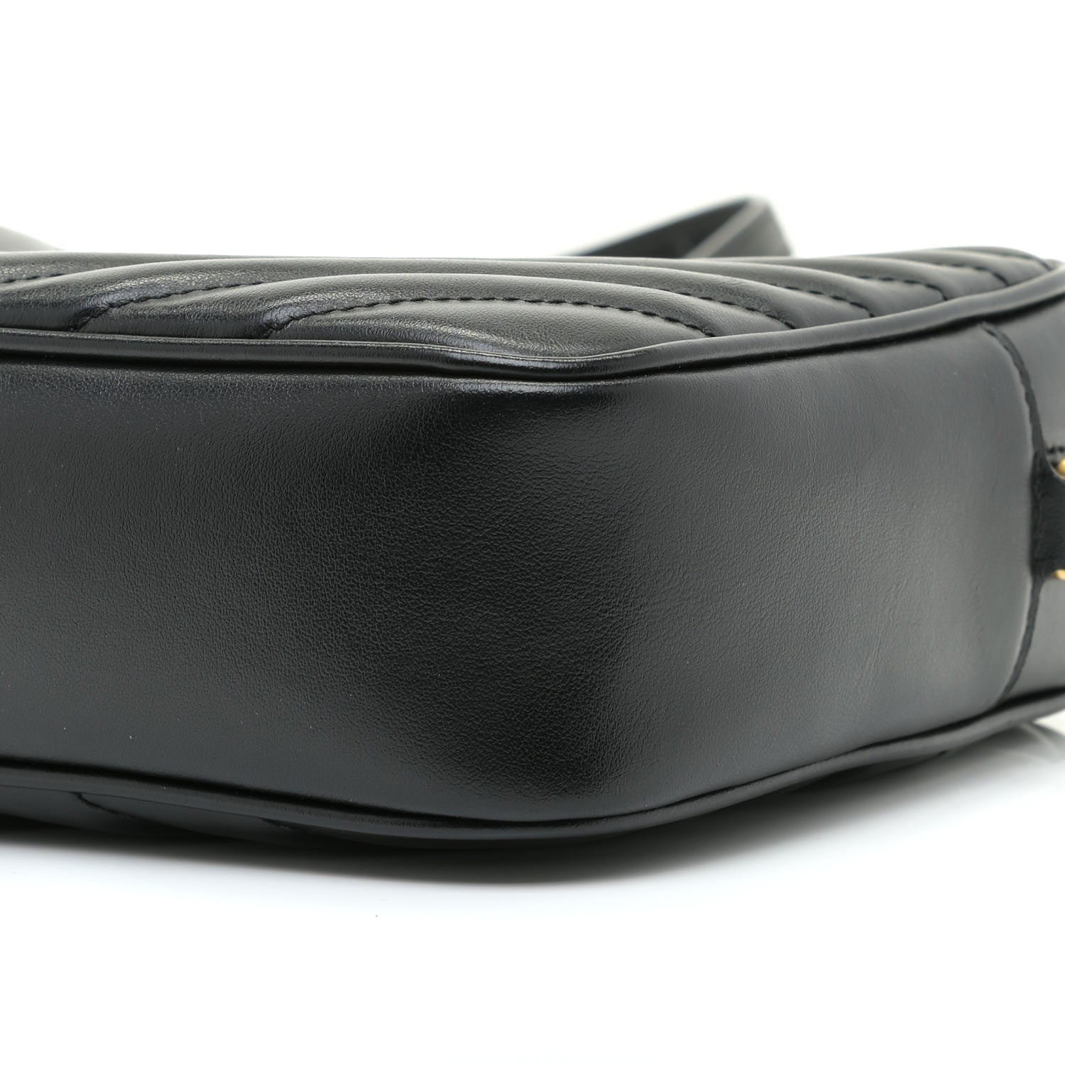 Saint Laurent Calfskin Matelasse Monogram Lou Camera Bag Black 6 of 14