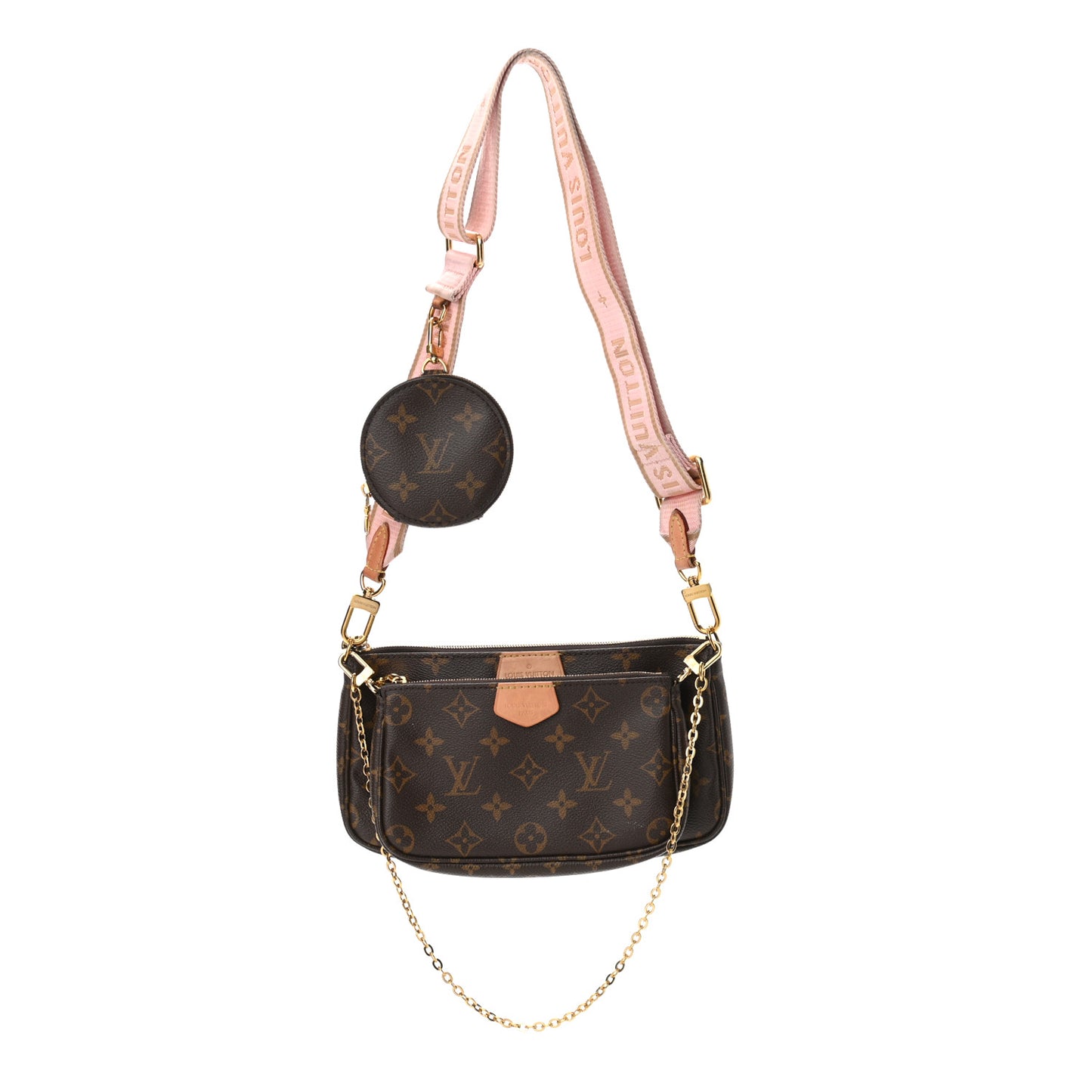Monogram Multi Pochette Accessories Rose Clair