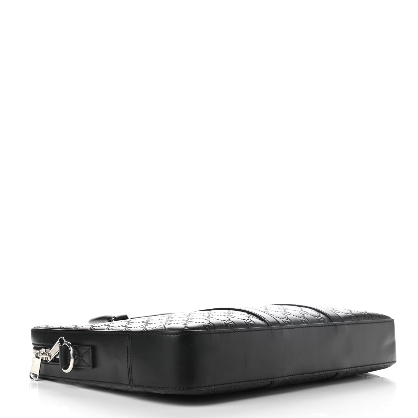 Guccissima Signature Briefcase Black