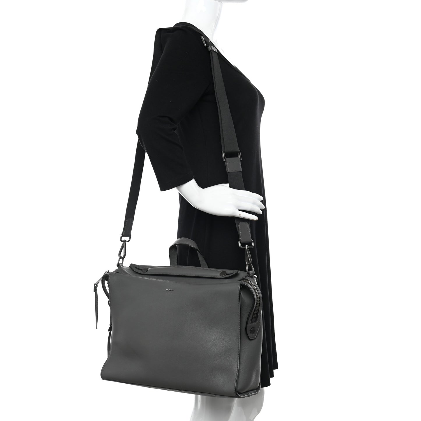 Vitello Dolce Lui Urban Briefcase Carbone