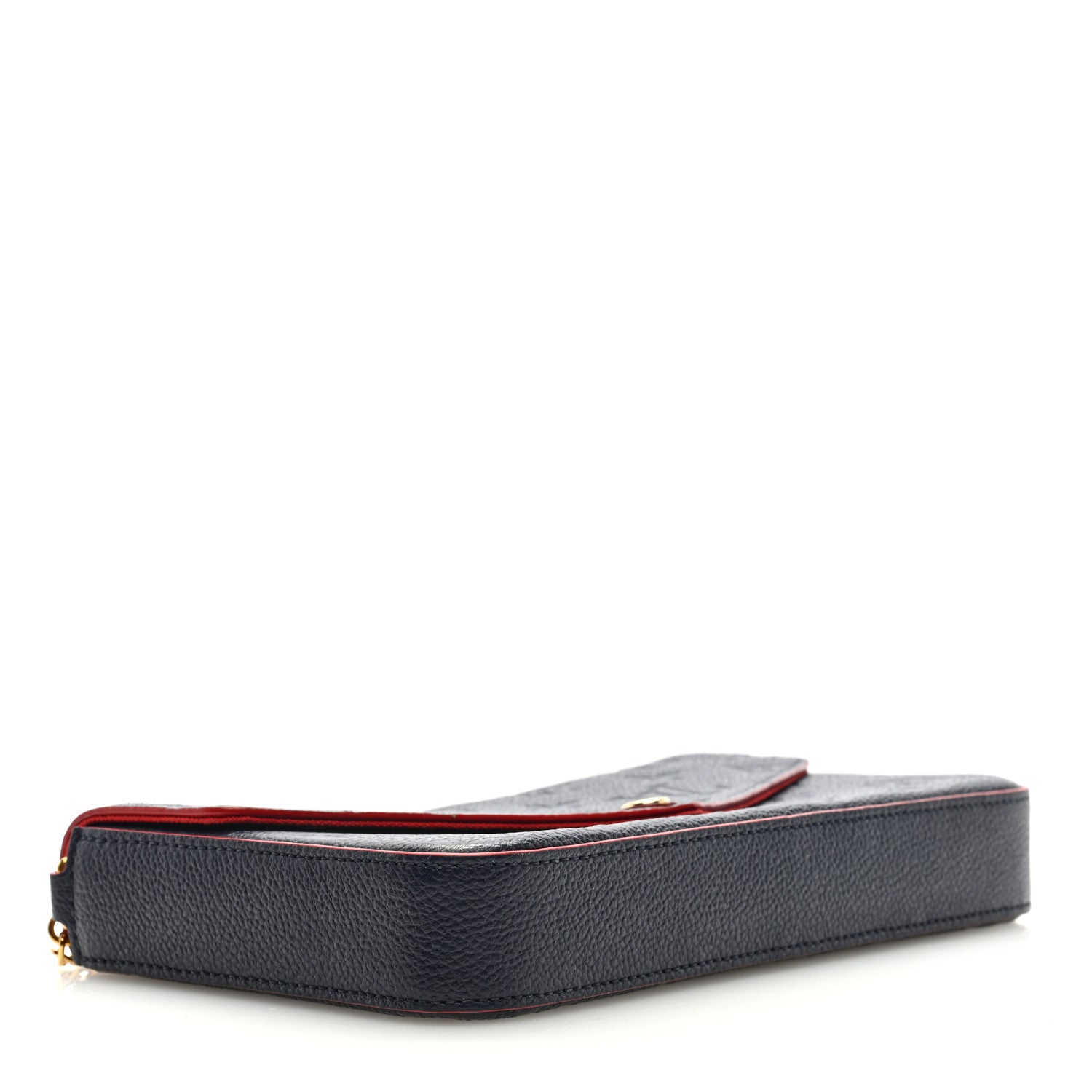 Louis Vuitton Empreinte Pochette Felicie Chain Wallet Marine Rouge 4 of 8