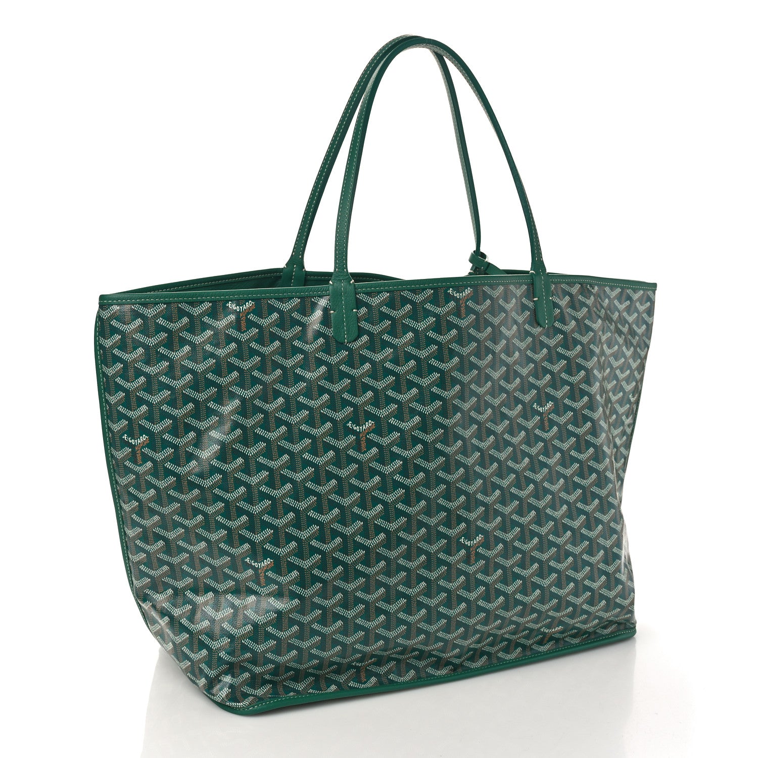 Goyard Goyardine Reversible Anjou GM Green 4 of 9