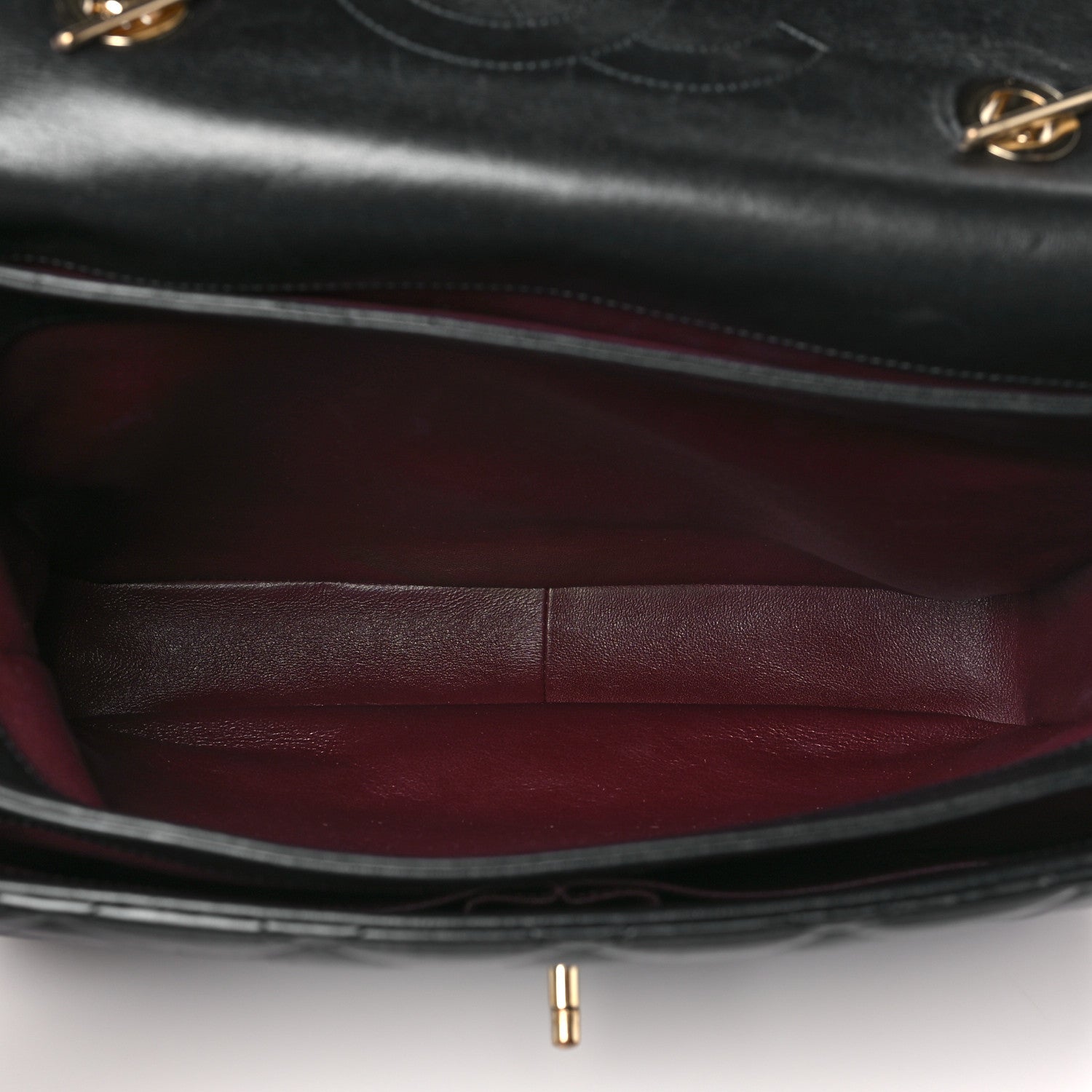 Chanel Lambskin Quilted Large Trendy CC Dual Handle Flap Bag Black 5 of 10