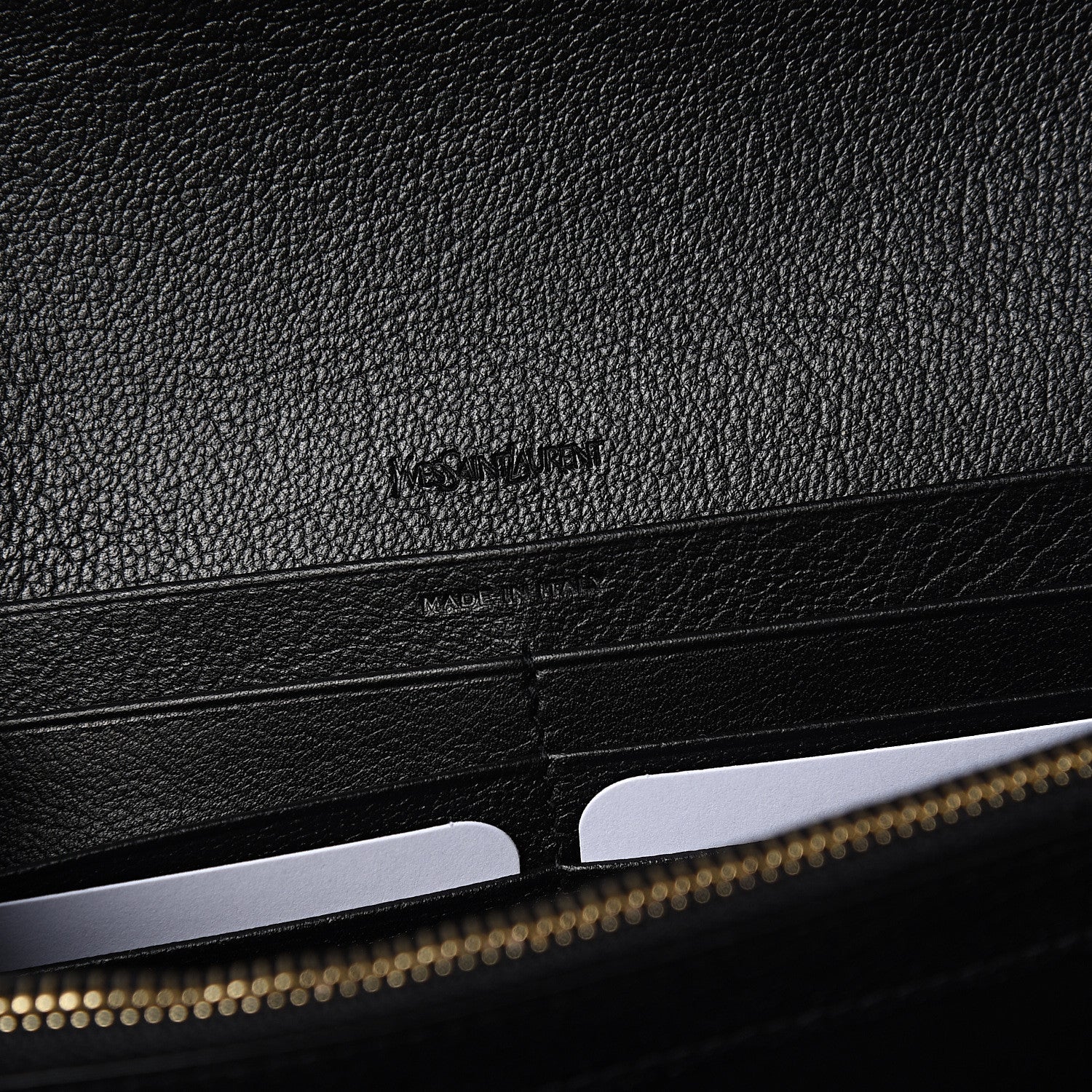 Saint Laurent Calfskin Monogram Belle de Jour Chain Clutch Black 5 of 9