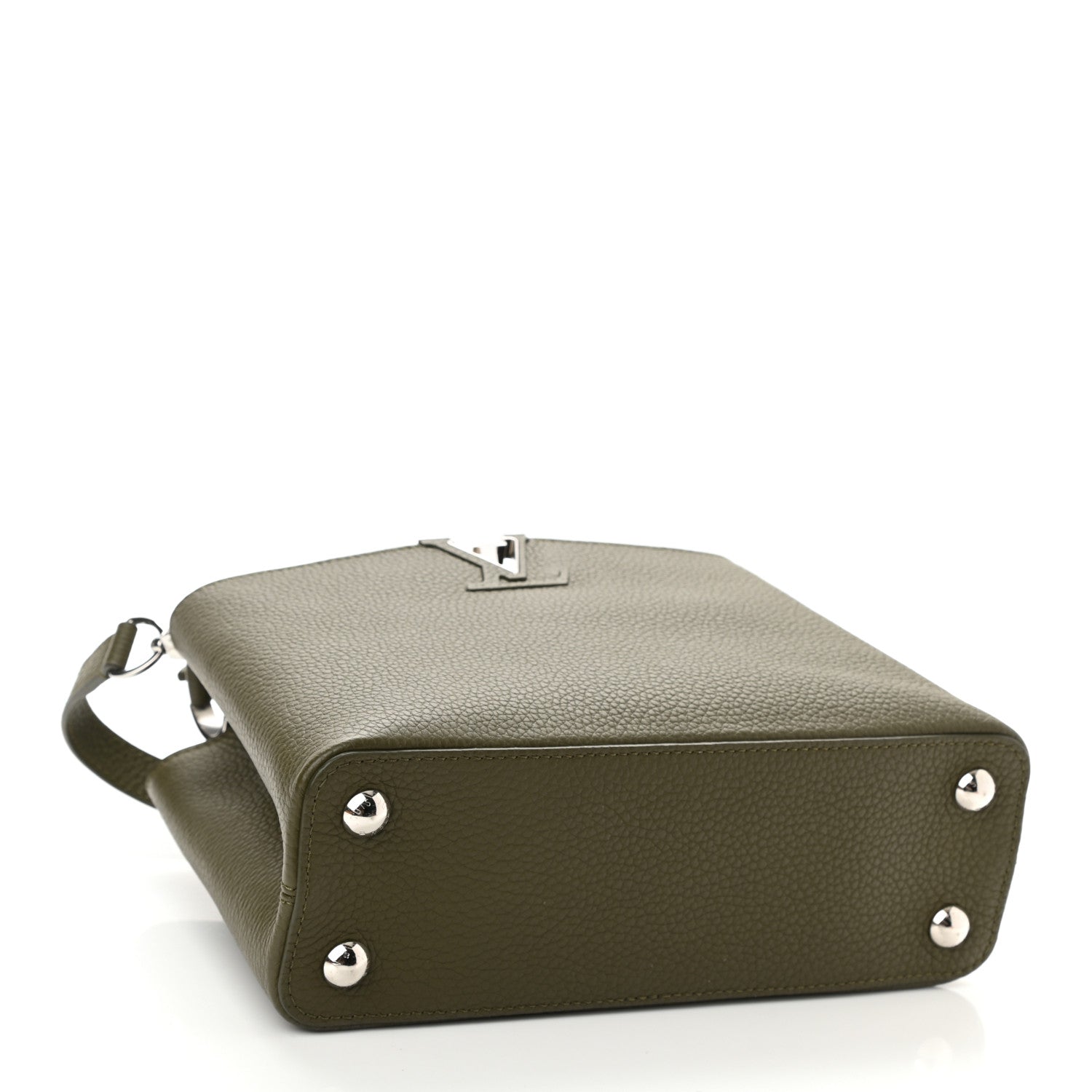Louis Vuitton Taurillon Capucines BB Khaki 4 of 7