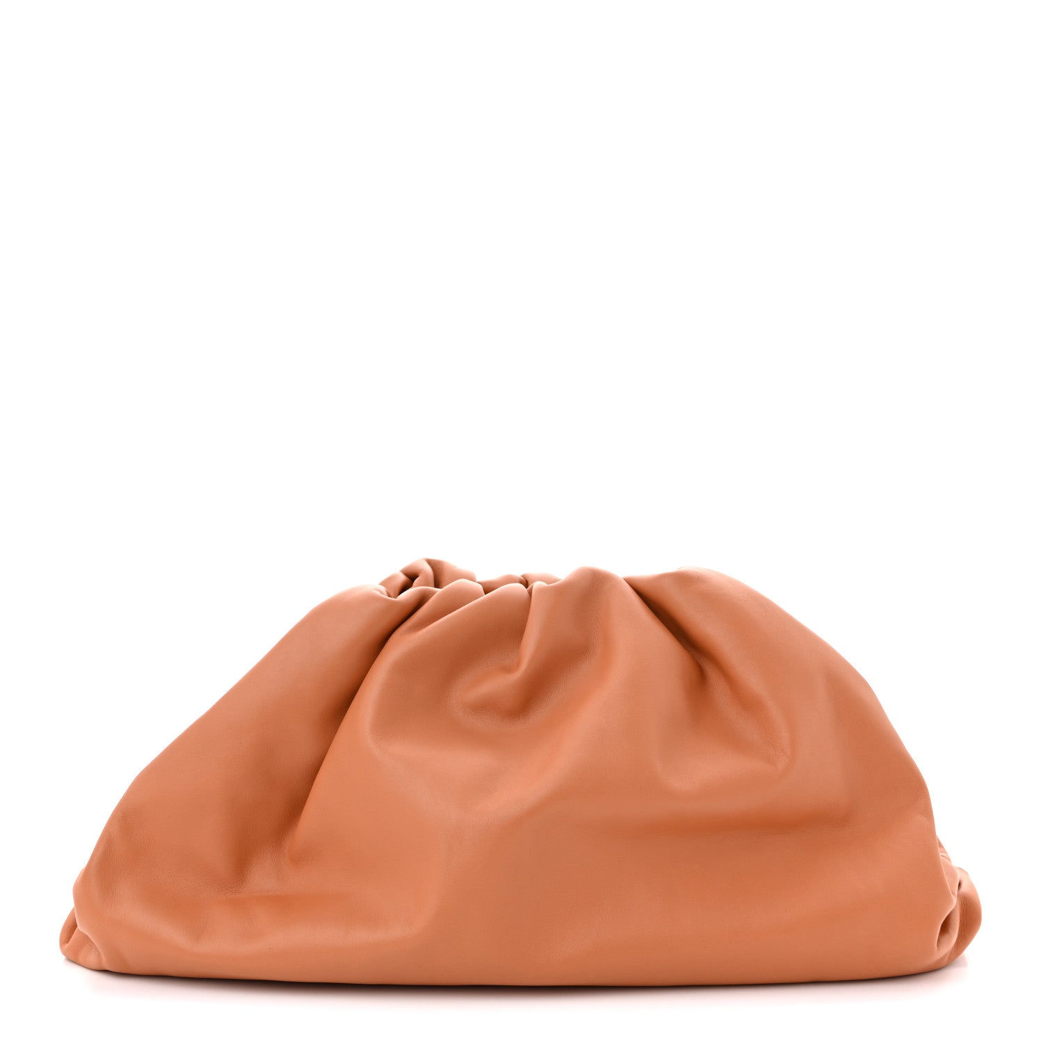 Bottega Veneta Smooth Butter Calf The Pouch Oversized Clutch Clay 1 of 10