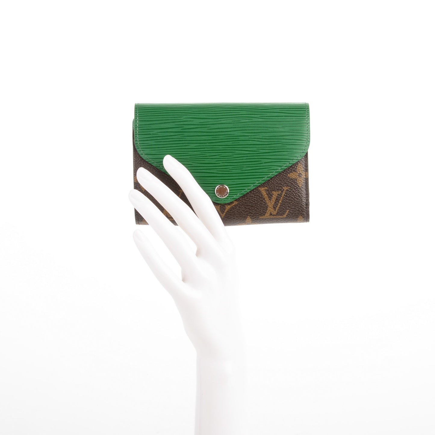 Epi Monogram Marie-Lou Compact Wallet Menthe