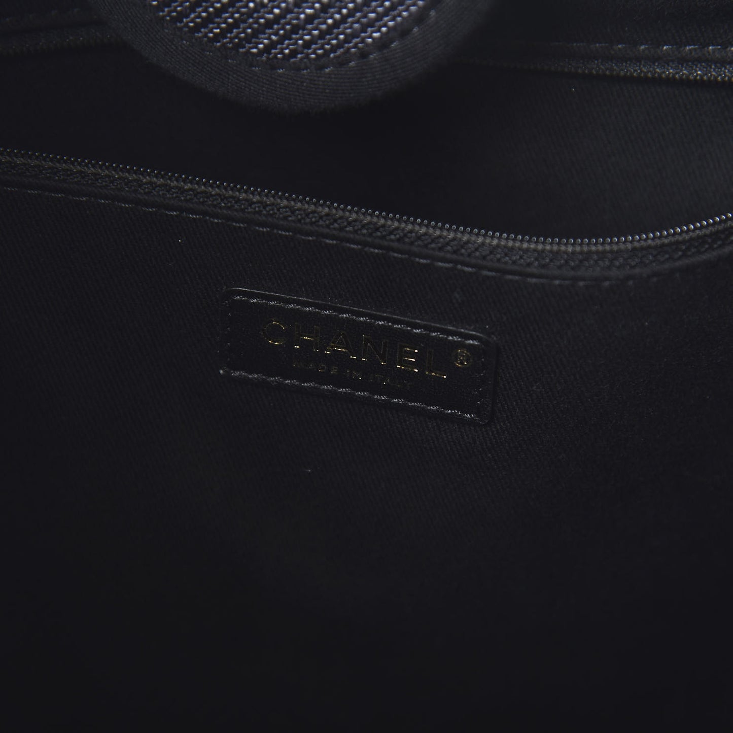 Canvas Medium Deauville Tote Black