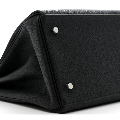 Hermes Togo Maxi Kelly Retourne 42 Black 10 of 12