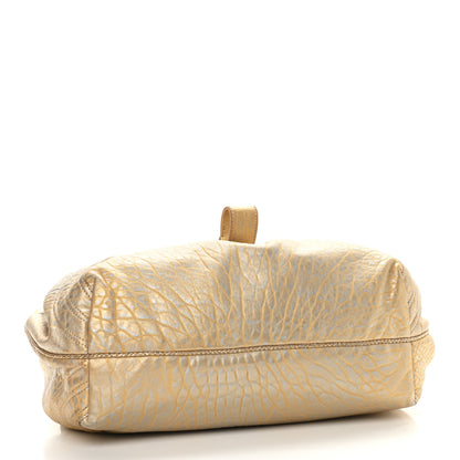 Fendi Nappa Nuvolata Bimetal Spy Oro Argento 4 of 10