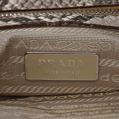 Prada Python Logo Hobo Roccia 6 of 7