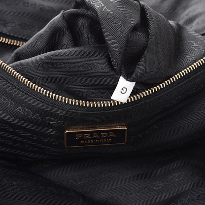 Prada Tessuto Nylon Shoulder Bag Nero Black 8 of 22
