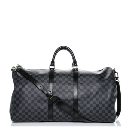 Louis Vuitton Damier Graphite Keepall Bandouliere 55 1 of 7