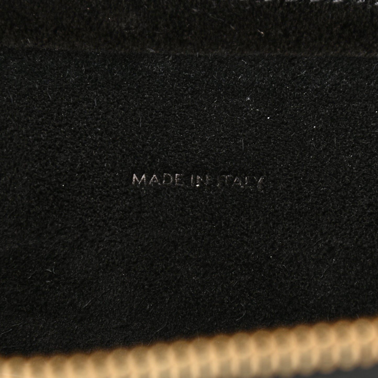 Grained Calfskin Micro Belt Bag Black
