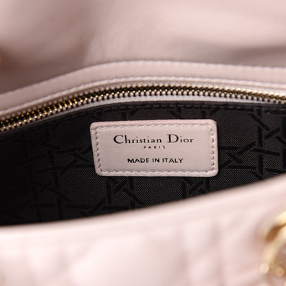 Christian Dior Lambskin Cannage Small Lucky Badges My Lady Dior Pink 6 of 12