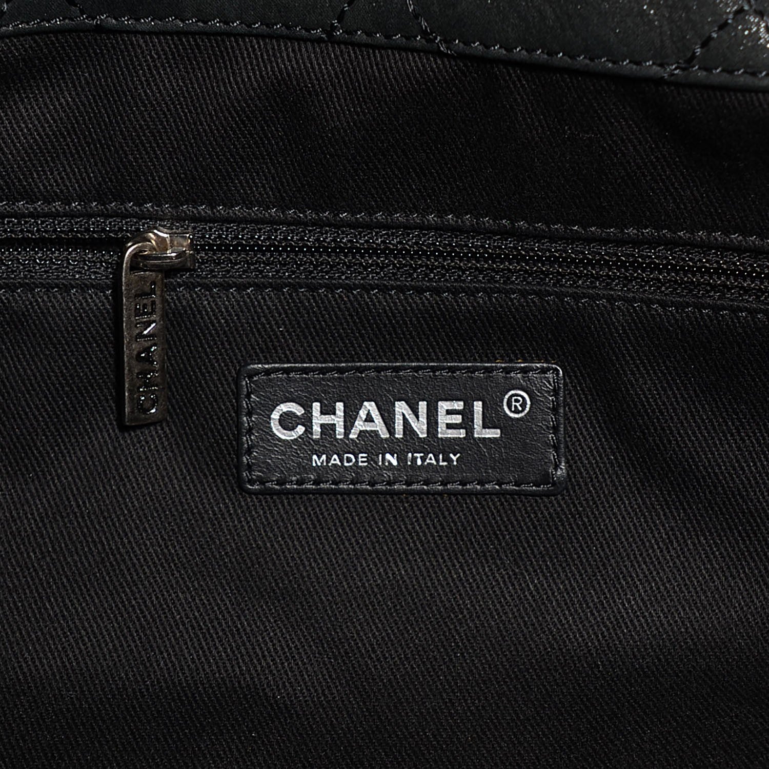 Chanel Iridescent Calfskin VIP Large Tote Black 7 of 8
