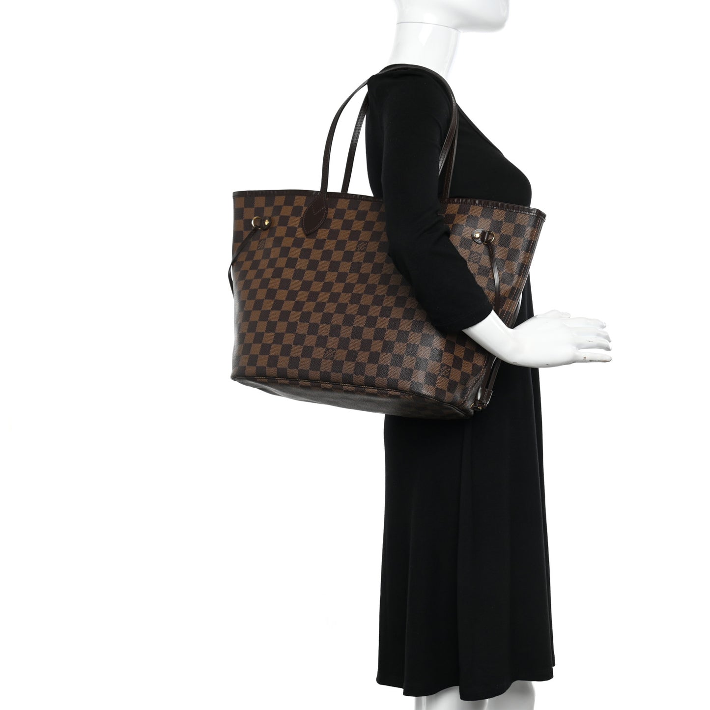 LOUIS VUITTON Damier Ebene Neverfull MM