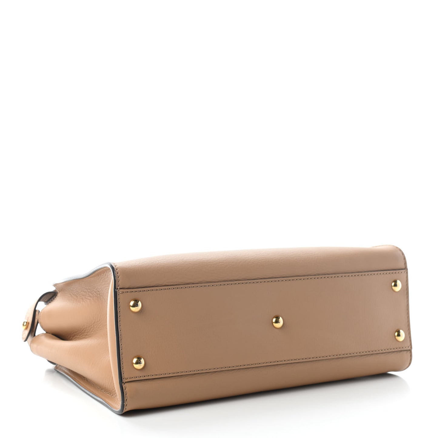 Vitello Seta Medium Peekaboo Iconic Satchel Cuoio