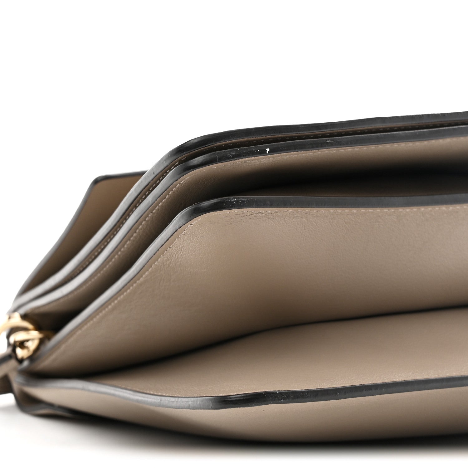 Chloe Calfskin Suede Medium Faye Shoulder Bag Motty Grey 8 of 9