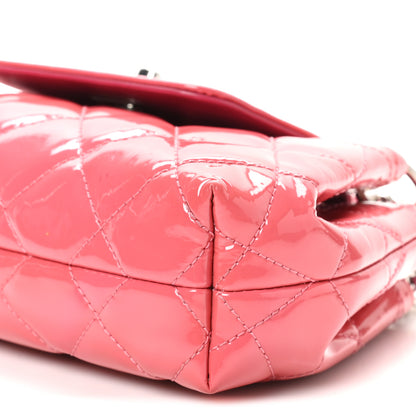Chanel Patent Quilted Small Coco Shine Accordion Flap Pink 10 of 10