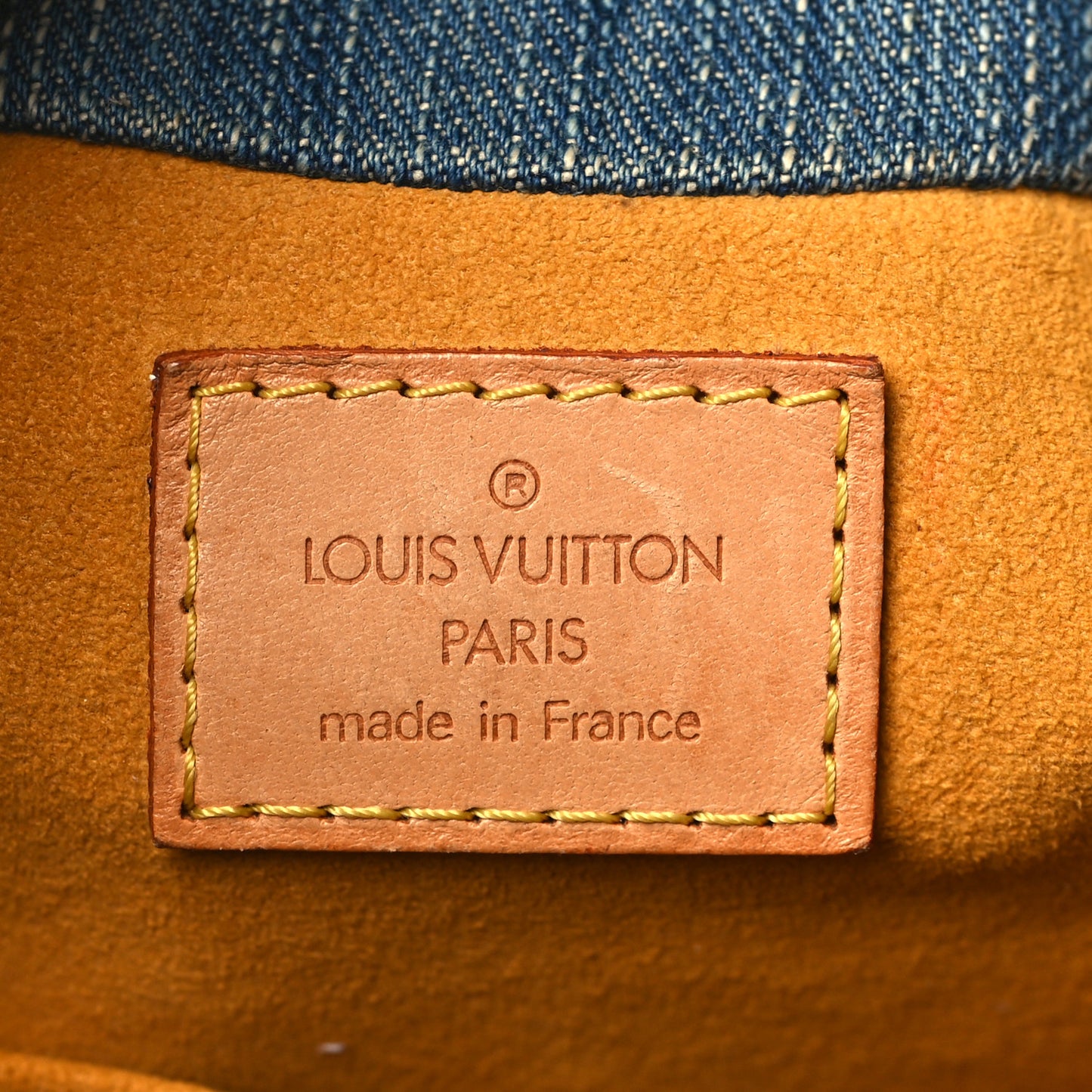 Monogram Denim Pleaty Blue