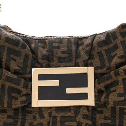 Fendi Zucca Patent Mia Hobo Tobacco 8 of 10