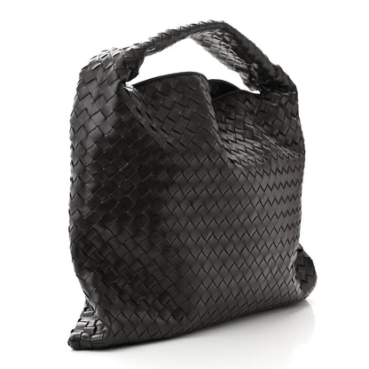 Bottega Veneta Calfskin Intrecciato Large Hop Ebano 3 of 10