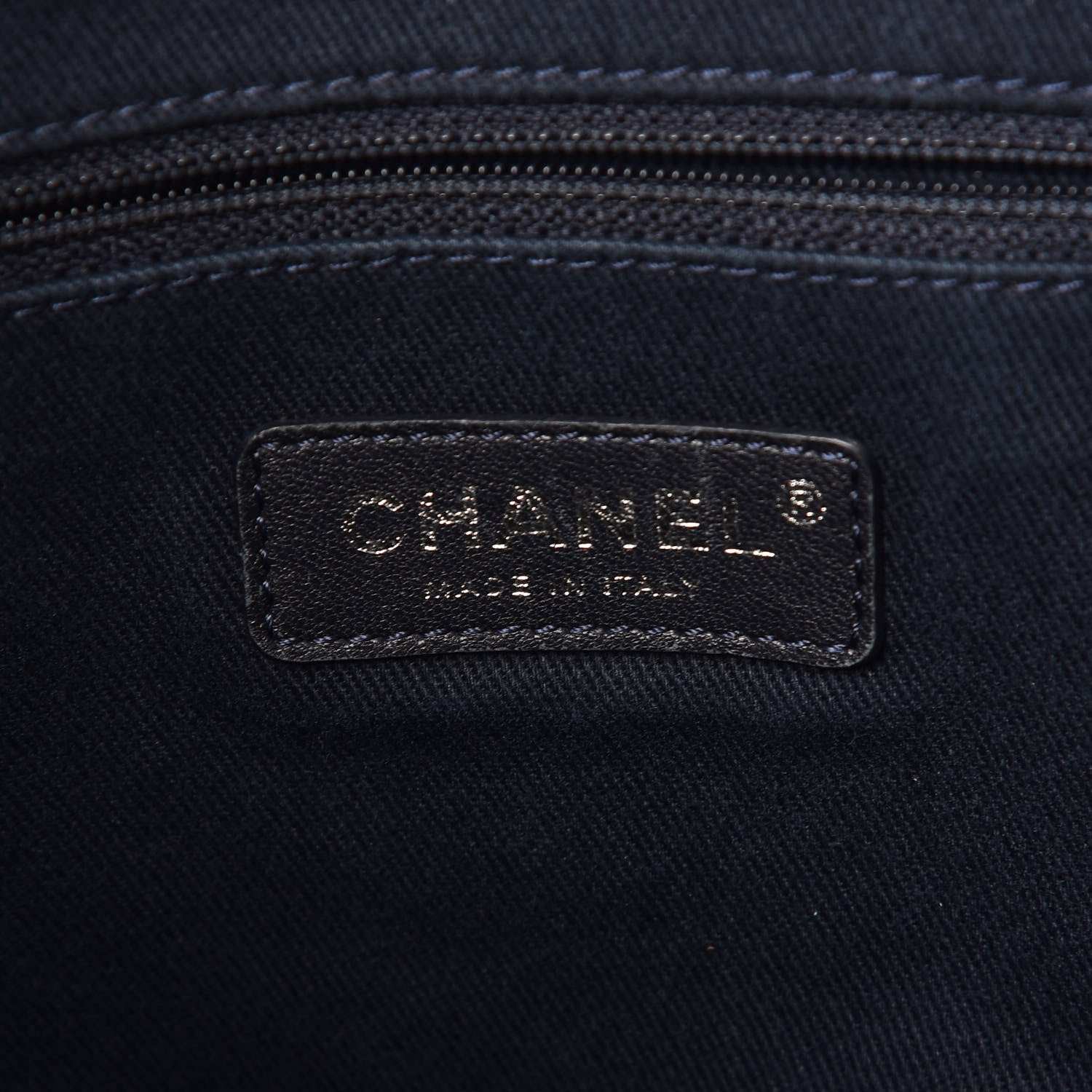 Chanel Woven Straw Raffia Large Deauville Backpack White Navy 6 of 13